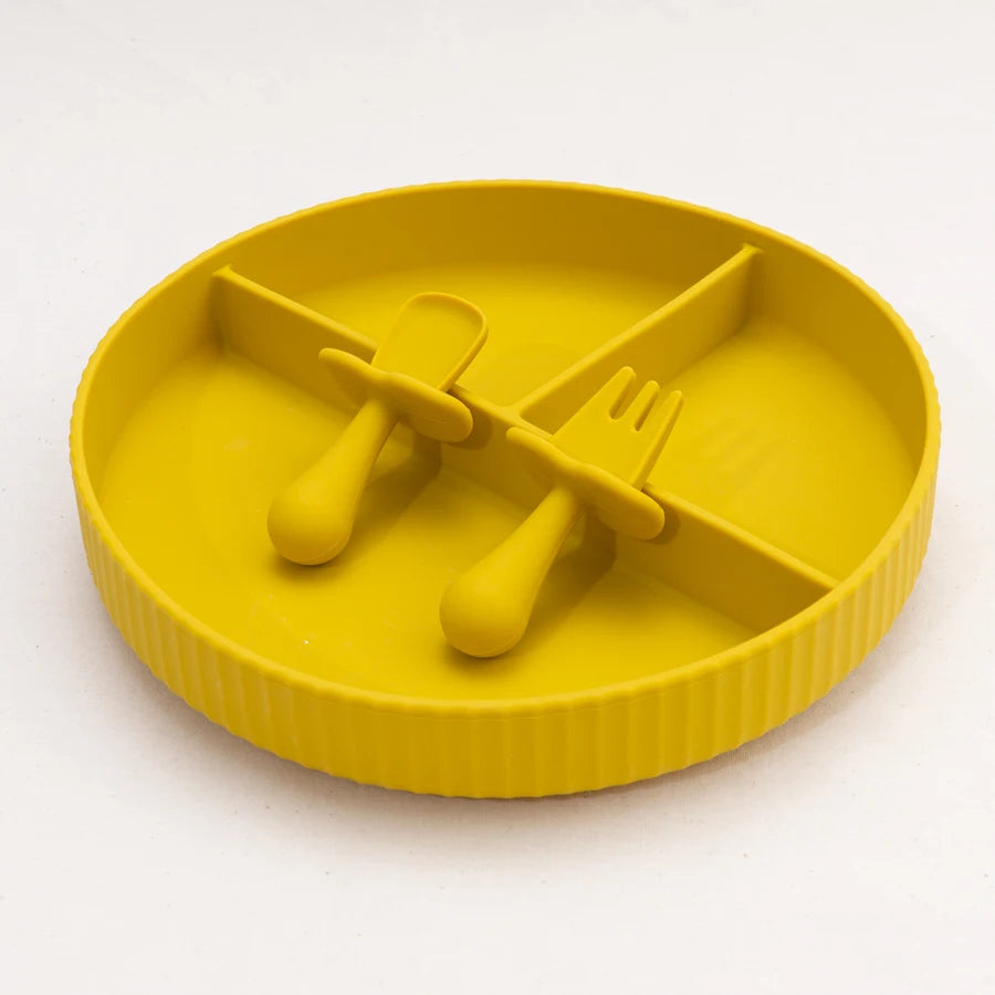 TinyTastes | BPA-Free Silicone Mini Fork and Spoon Set