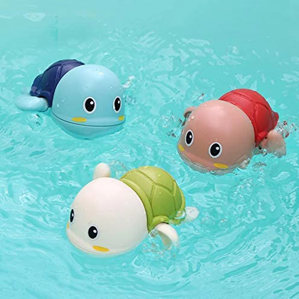 AquaTurtles | 3-Piece Baby Bath Toys Set