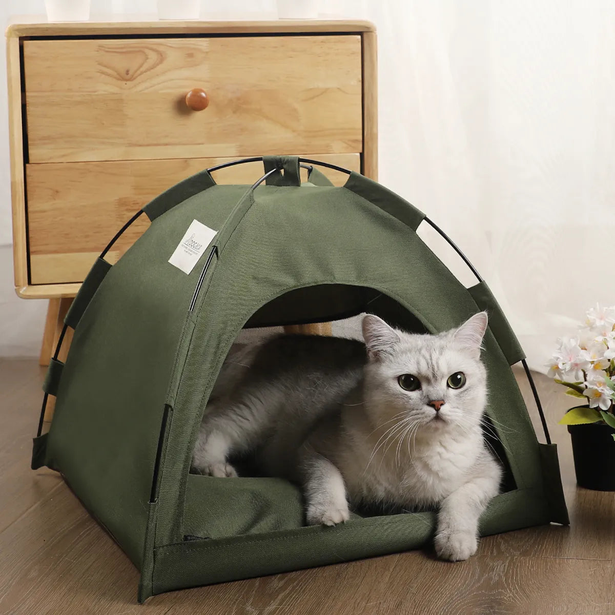 CozyNest | Cat Tent Bed