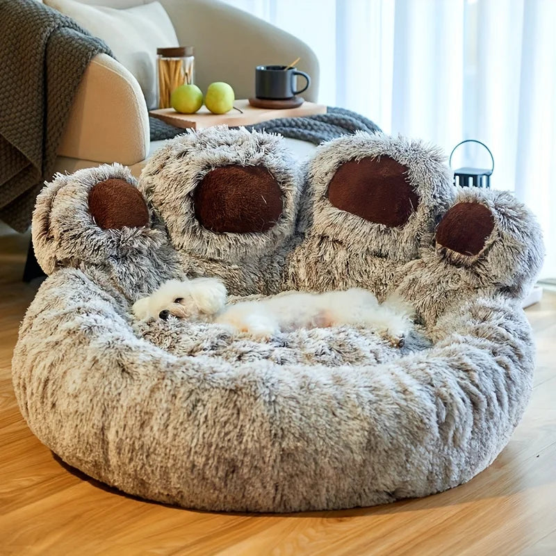 CozyPaws | Bear Paw Pet Bed