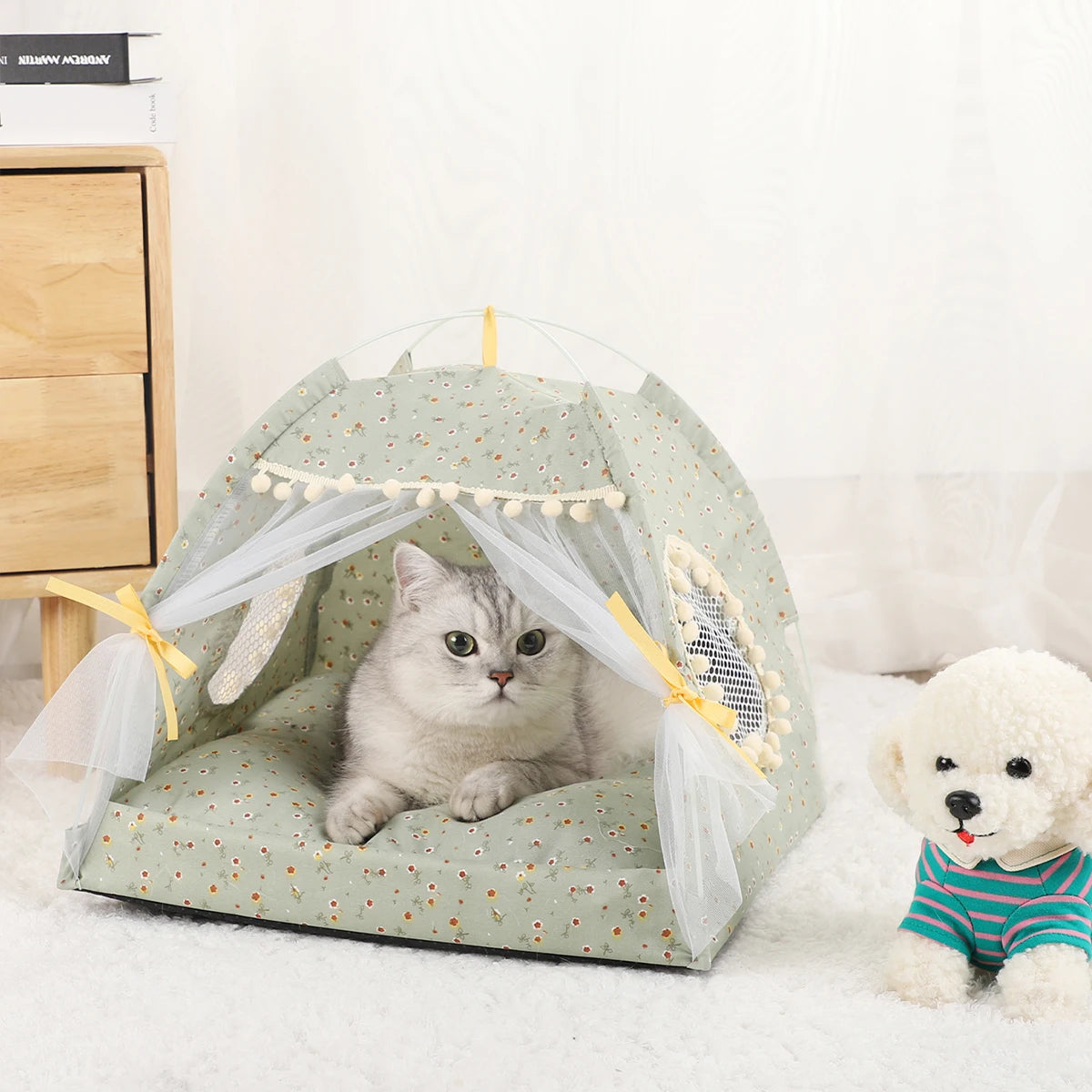 CozyNest | Cat Tent Bed