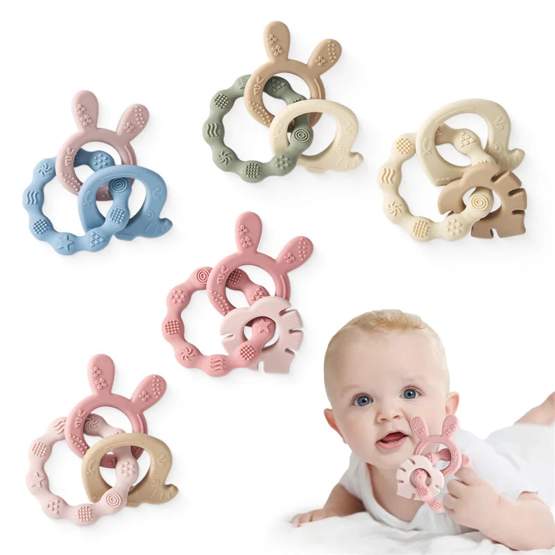 ChewyCharm | Baby Silicone Teether Bracelet