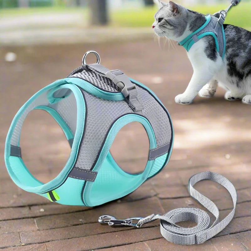 PawsomeFit | Adjustable Cat & Dog Harness Set