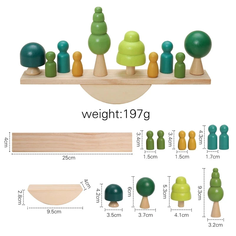 ForestBlocks | Montessori Sensory Stacking Toys