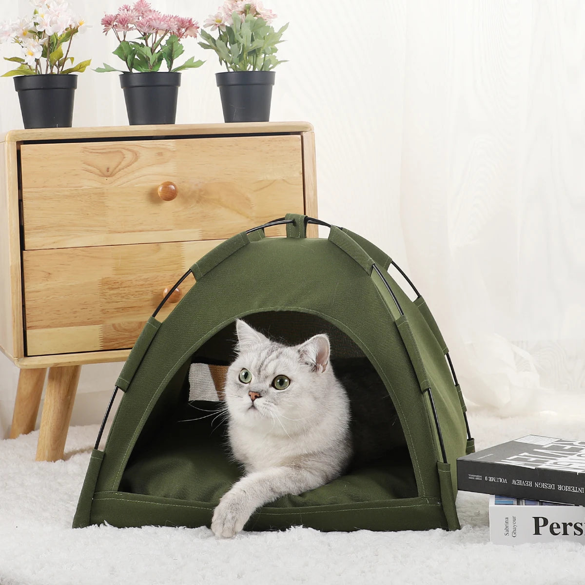 CozyNest | Cat Tent Bed