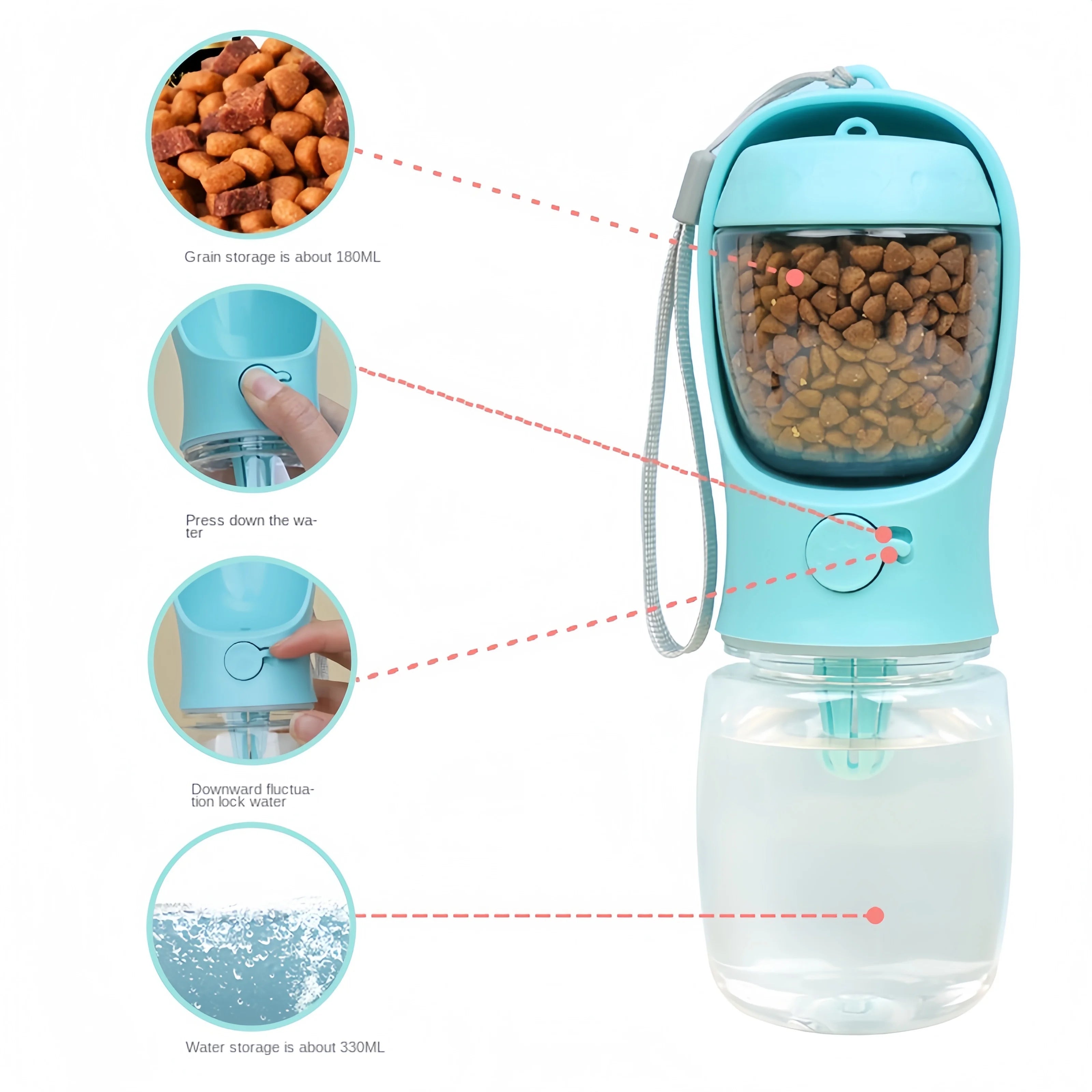 PetHydrate | Portable Dog & Cat Water Bottle