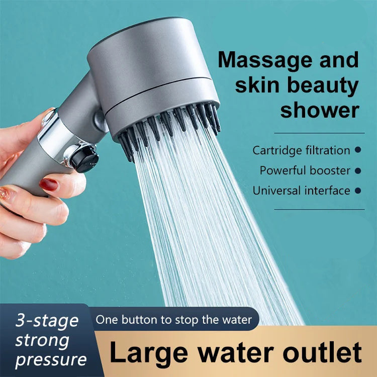 AquaBliss | 4 in 1 Massage And Skin Beauty Multifunctional Shower Head